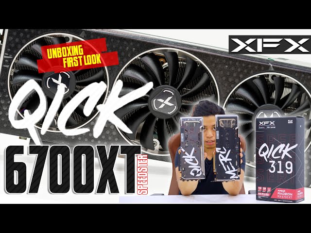 XFX 6700XT QICK Unboxing and First Look