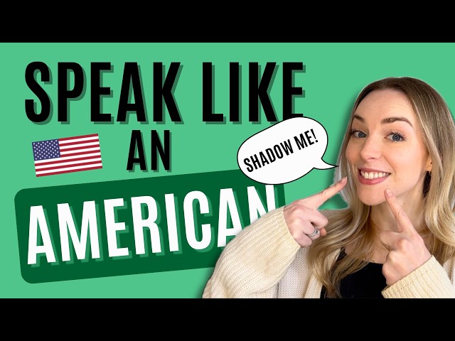 10 Minutes of American English Shadowing Practice (Part 1!)