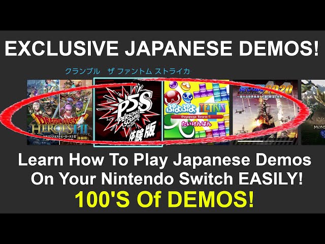 How to Play Japanese Demos On Your Nintendo Switch EASILY!