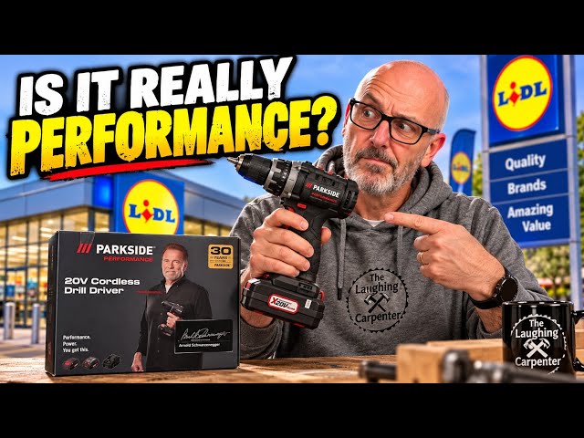 Parkside Performance drill driver review @TheLaughingCarpenter 