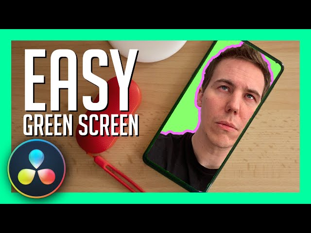 Easy Green-Screen in Resolve 17 - DaVinci Resolve Beginner Tutorial