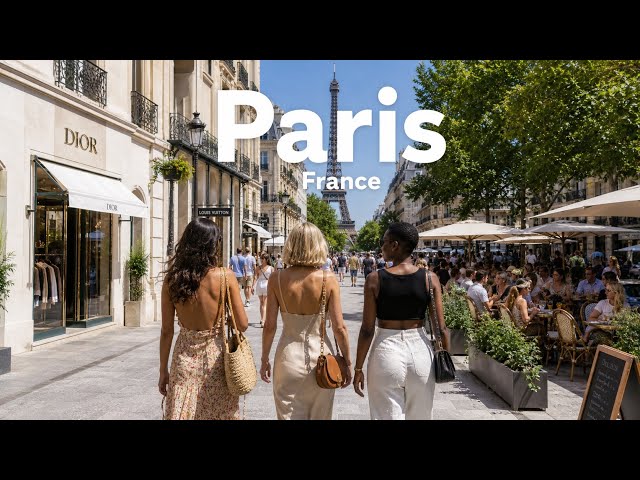 Paris, France 🇫🇷- A Parisian Walking Tour - 4K HDR Walking Tour