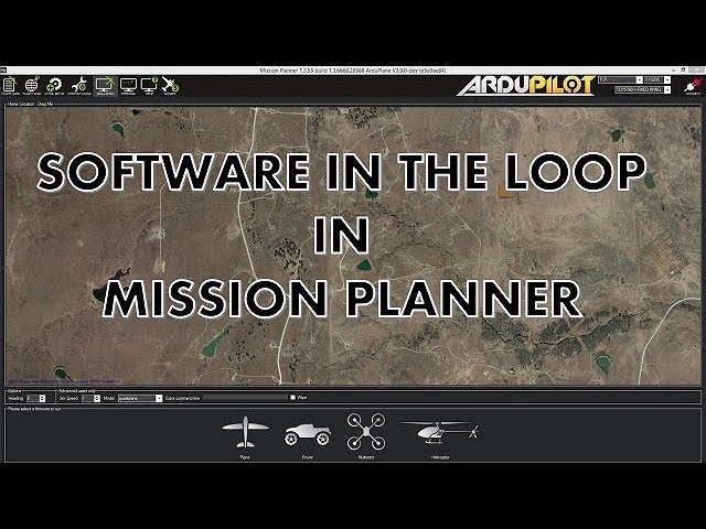 How to use SITL in Mission Planner for Ardupilot