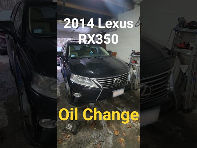 Lexus RX350 Oil Change #automobile #mechanic #diy #mobilemechanic #lexus #oilchange
