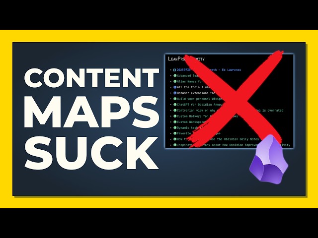 Best Obsidian Content Maps with Bases (Tutorial)