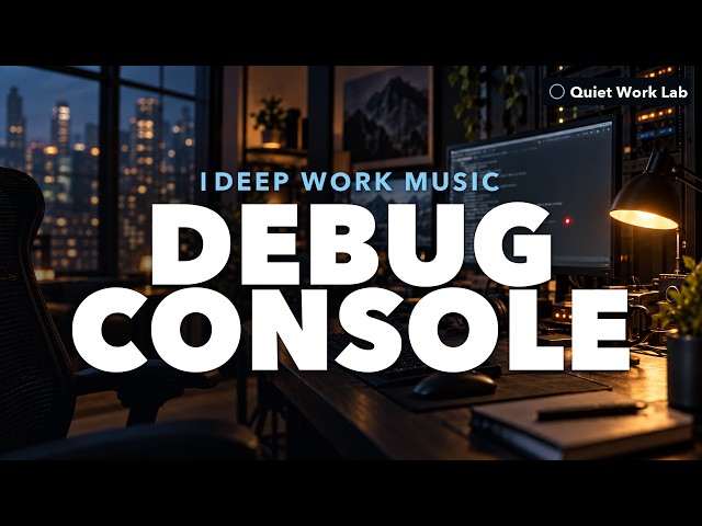 Deep Work Music — Debug Console for Coding, Writing & Late Night Focus