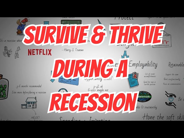 How to survive a recession in 2022! Tips to protect your finances and employment during a downturn.