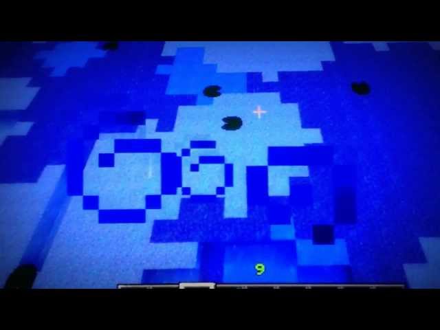 minecraft water glitch