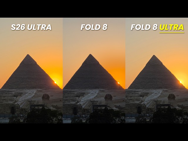 Galaxy Z Fold 8 Ultra vs S26 Ultra vs Z Fold 8 - Camera Comparison 📸