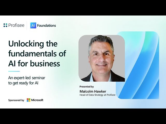 Profisee's Malcolm Hawker featured in Microsoft AI Foundations Course