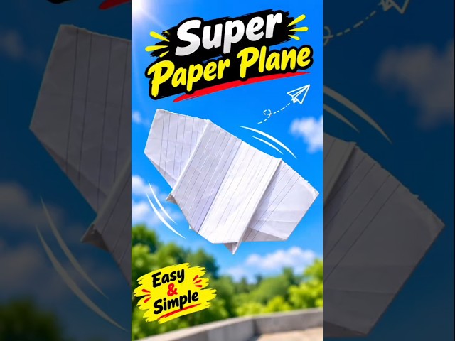 Amazing Paper Plane ✈️ | Easy Paper Plane Tutorial #shorts