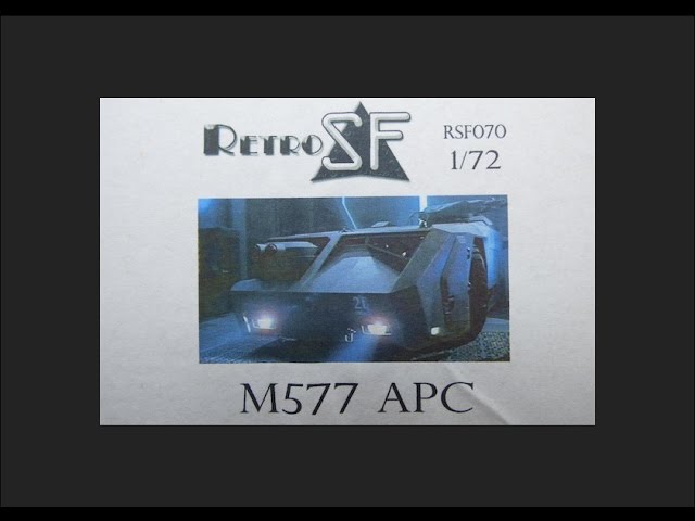 Retrokit 1/72 M577 APC & Colonial Marines (from Aliens) Scale Model Review