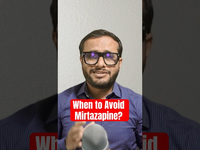 When to Avoid Mirtazapine? #shorts