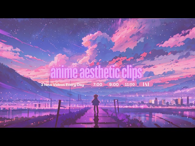 Anime Aesthetic Scenes | Lofi Music | Live Stream