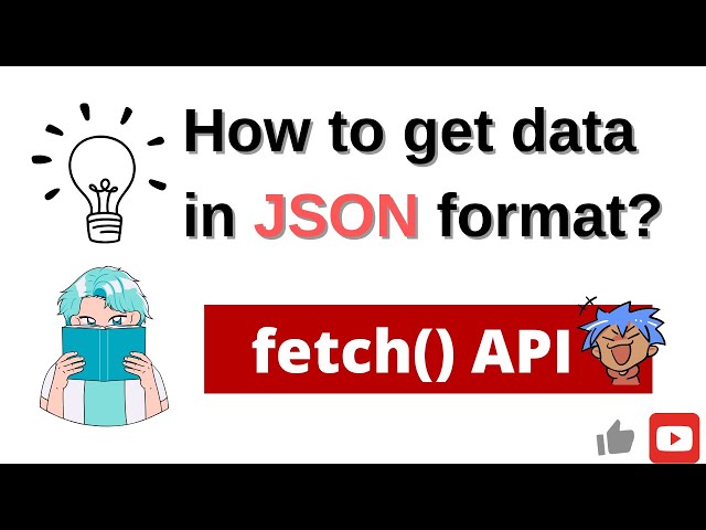 How to get response in JSON format with fetch? fetch api javascript