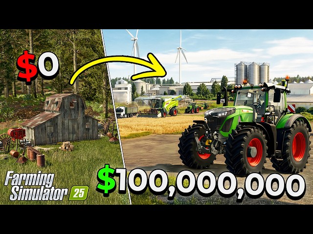 Can I Make $100,000,000 From $0? | Farming Simulator 25