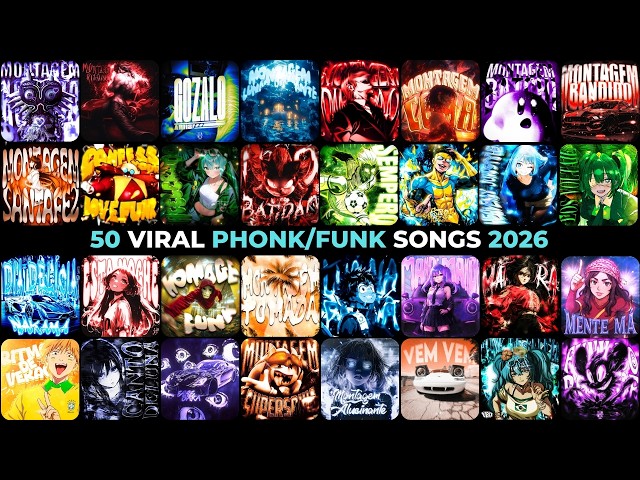 50 MOST VIRAL PHONK/FUNK 2026 SONGS 🎵 PLAYLIST 🎵