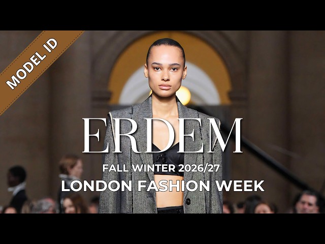 Erdem Fall Winter 2026/27 Fashion Show Model ID | London Fashion Week