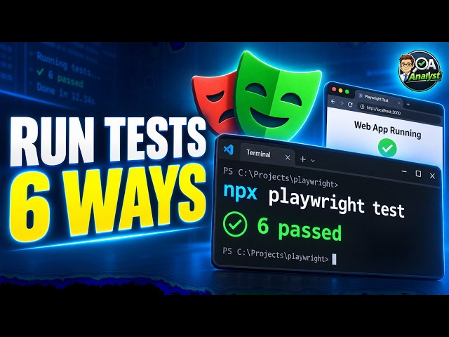 Run Playwright Tests 6 Ways 🚀 | Headed Mode, Browsers & HTML Reports