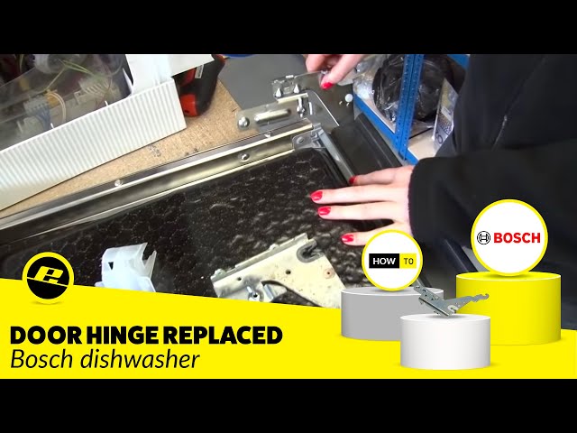 How to Replace a Dishwasher Door Hinge on a Bosch Dishwasher