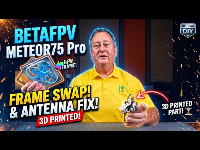 Fix Your Meteor75 Pro in Minutes | 3D Printed Antenna Upgrade Complete Tutorial