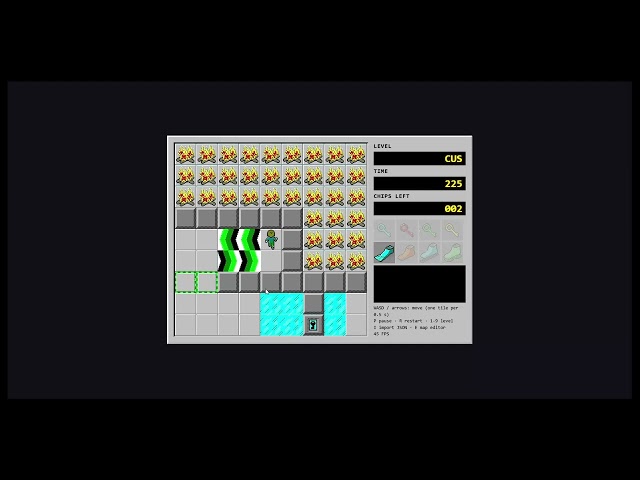 Chip's Challenge in HTML5 & JavaScript (Gliders & Custom monster paths and waypoints)