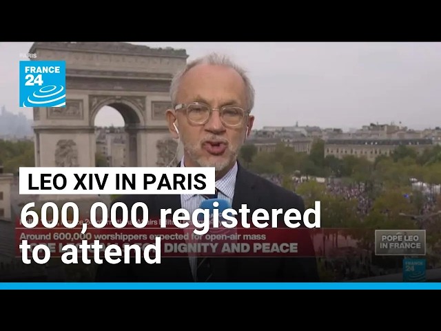 Pope Leo set for largest event of France tour as Paris crowds swell • FRANCE 24 English
