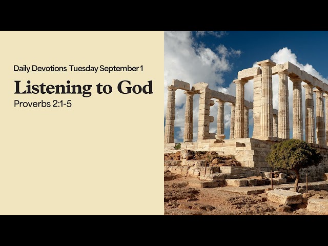 Listening to God - Daily Devotions