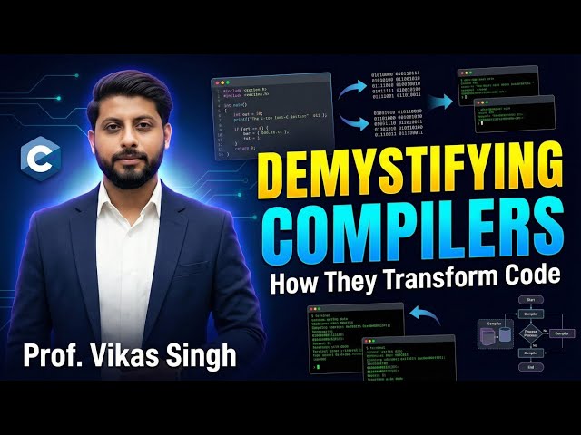 2.Demystifying Compilers: Understanding How They Transform Code | By Vikas Singh Sir |@CoDing SeeKho(by Vikas Singh)