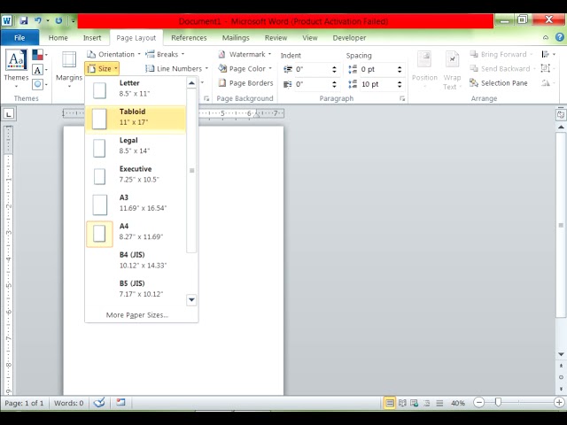 How To Create Letter in Microsoft Word Urdu Hindi