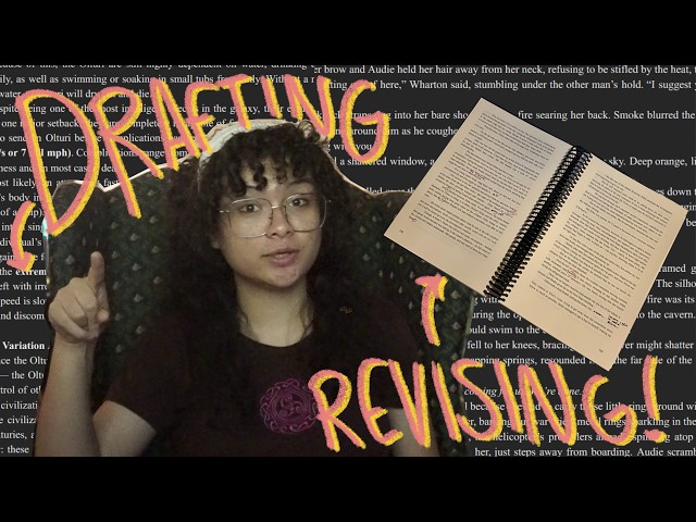 how i draft (and revise) my novels // my process for finishing my drafts!!