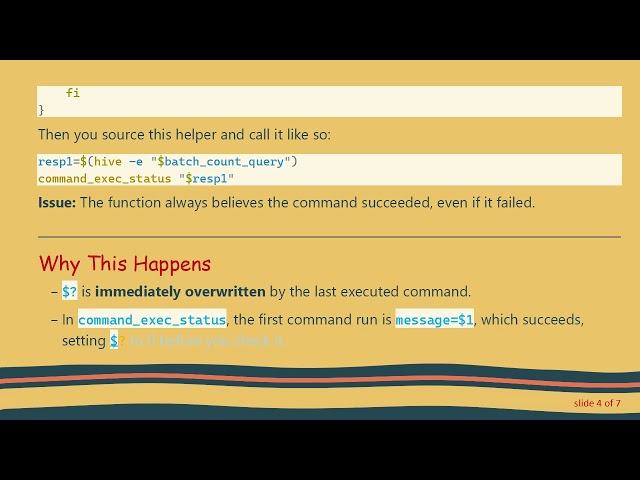 How to Properly Use return Status from Another Shell Script Function