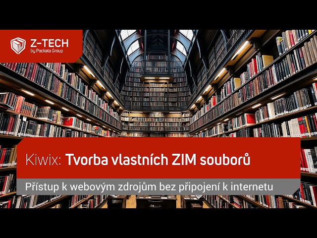Kiwix: Jak udělat ZIM archiv z libovolného webu