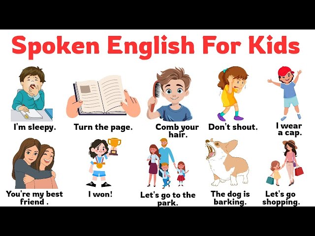 Spoken English for Kids | Learn English at Home | Speak English with Your Kids