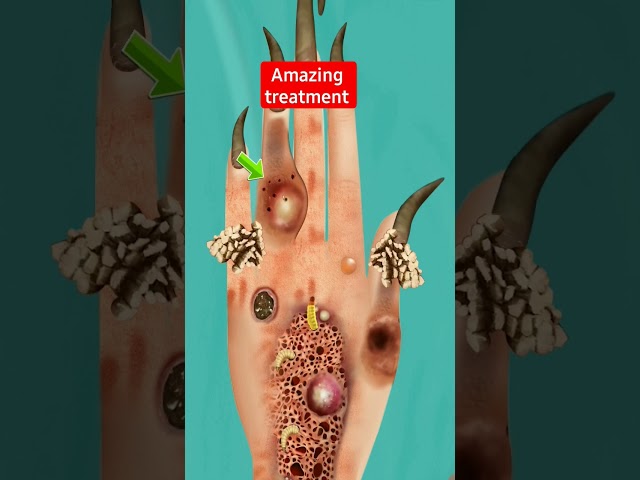 hand treatment 😥😥  #shorts #asmr #treatment #viral
