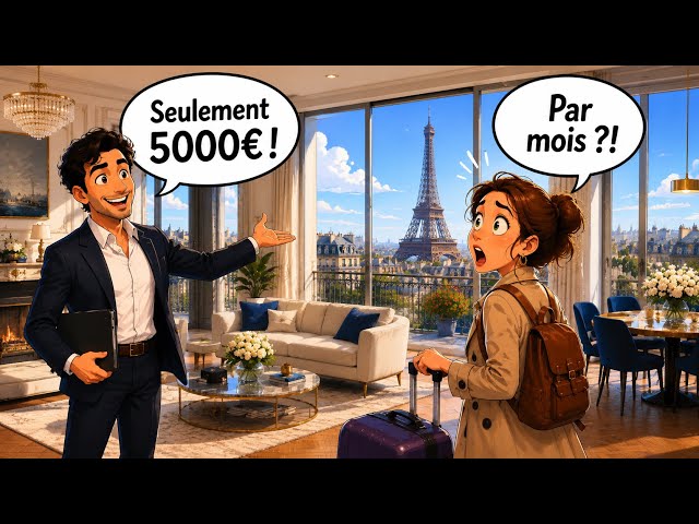 10 French Conversations for Beginners | Apartment Hunting in Paris (A1–A2)