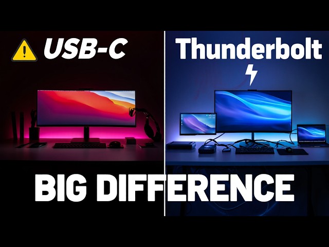 USB C vs USB4 vs Thunderbolt — Here’s What You Need to Know