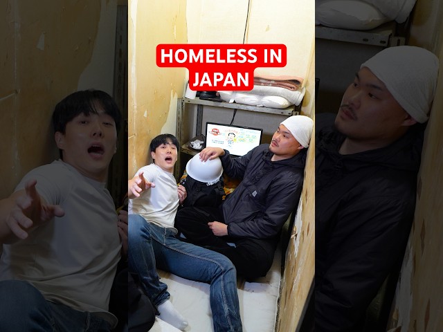 I followed a homeless man in Japan. #japan #funny #comedy
