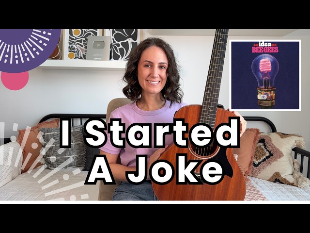 I Started A Joke - The Bee Gees Guitar Lesson [Guitar Tutorial + Play Along!]