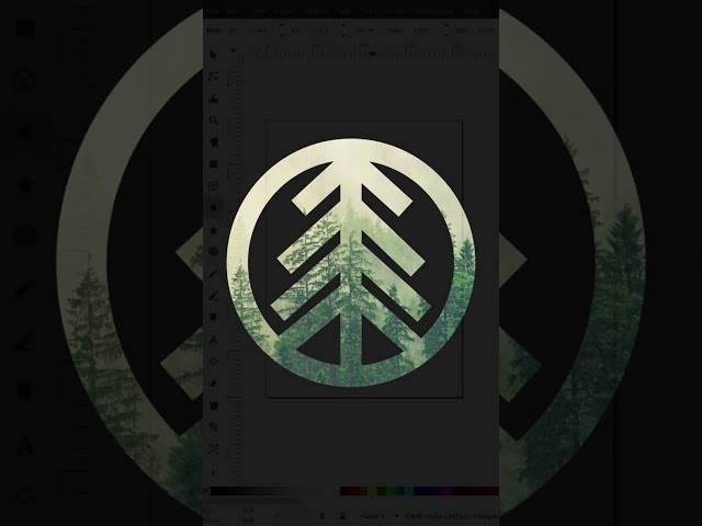 Creating Simple Logo Using Inkscape