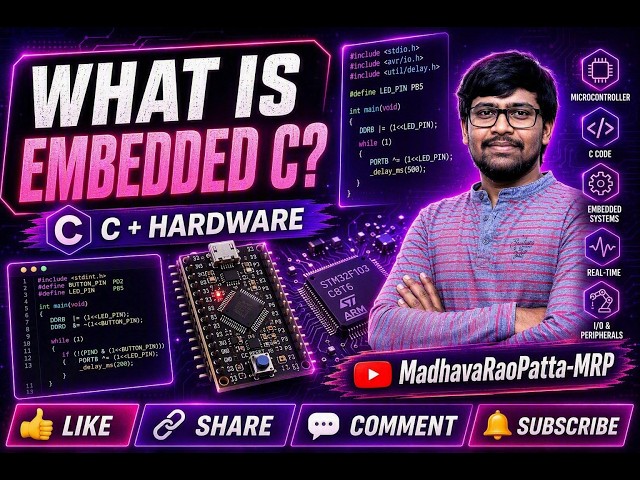 What is Embedded C? | C vs Embedded C | Embedded C Tutorial for Beginners