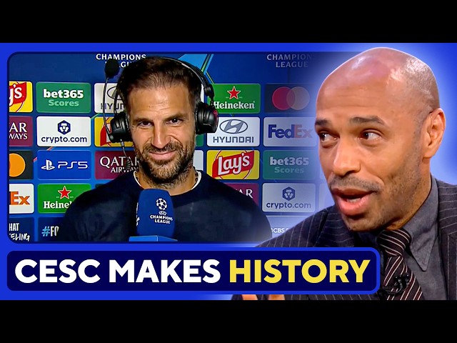 Cesc Fàbregas & Thierry Henry REACT To Historic Como Win 👏 | UCL Today