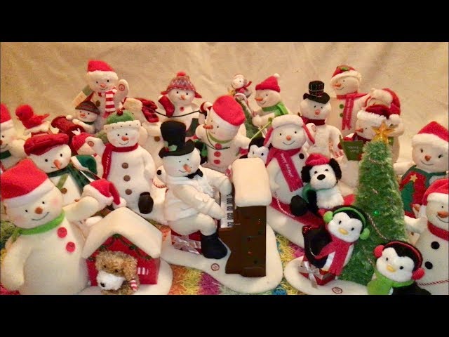 All Hallmark Singing Snowmen