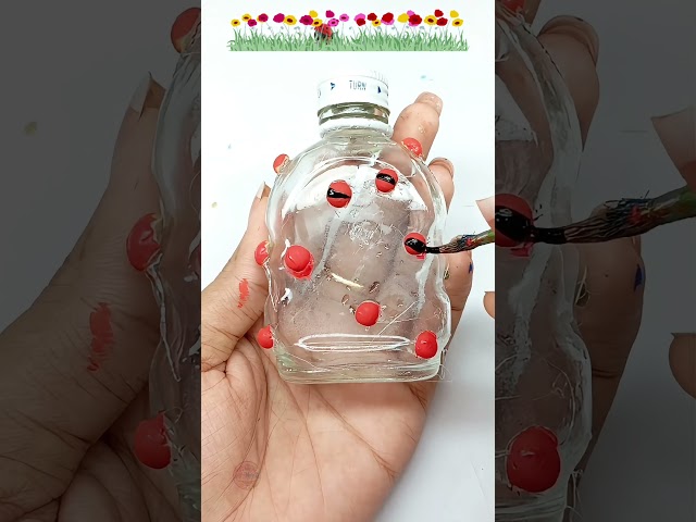 How to Make a Mini Clay Ladybug Garden 🐞🌿 | Cute DIY Craft #shorts #diy @AfriNahiD#art