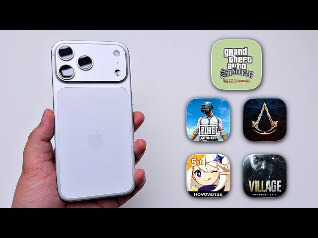 iPhone 17 Pro Max Gaming Performance Test in 5 AAA Games Tested