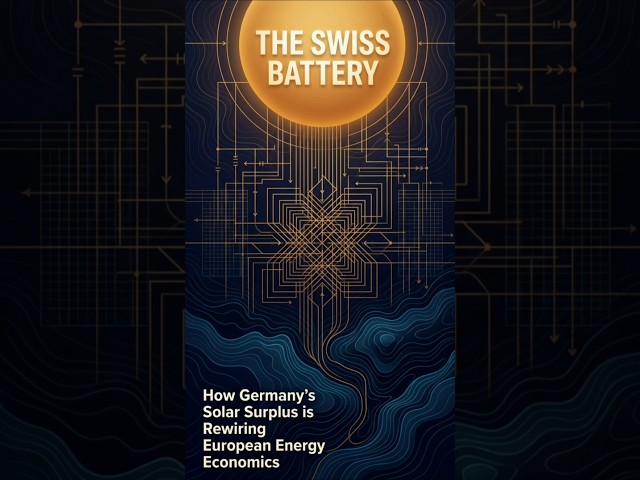 Swiss Mountains Are Europe’s Giant Battery 🔋🏔️
