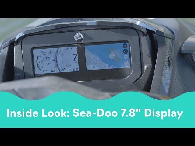 2022 Sea-Doo Inside Look: 7.8-Inch Color Display