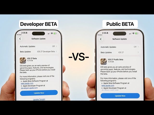 iOS 27 (Public Beta) vs (Developer Beta) - Everything you Need to know!