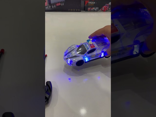 RC Police Car 3D Lights – ASMR Unboxing & LED Flash Test | RC Showdown