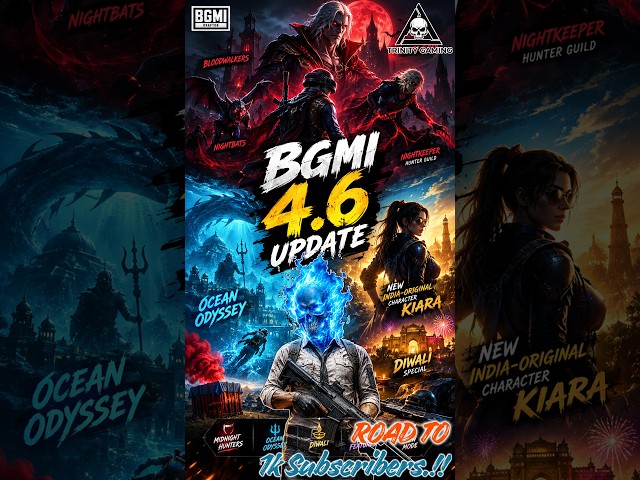 New Update..| Vampire Hunting | Trinity Gaming | #bgmimontage #BGMITelugu, #BGMIEnglish, #BGMIHindi